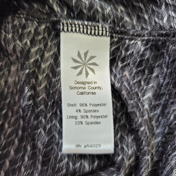 Athleta Black & Grey Racerback Tank‎ Top Size M - Picture 6 of 9